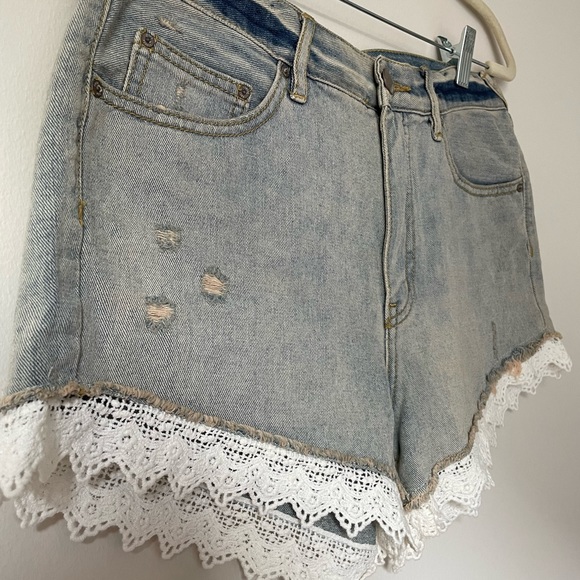 NWT Free People Jean Shorts - Picture 7 of 8